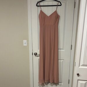 Birdy Grey Dusty Rose Spaghetti Strap Maxi Dress